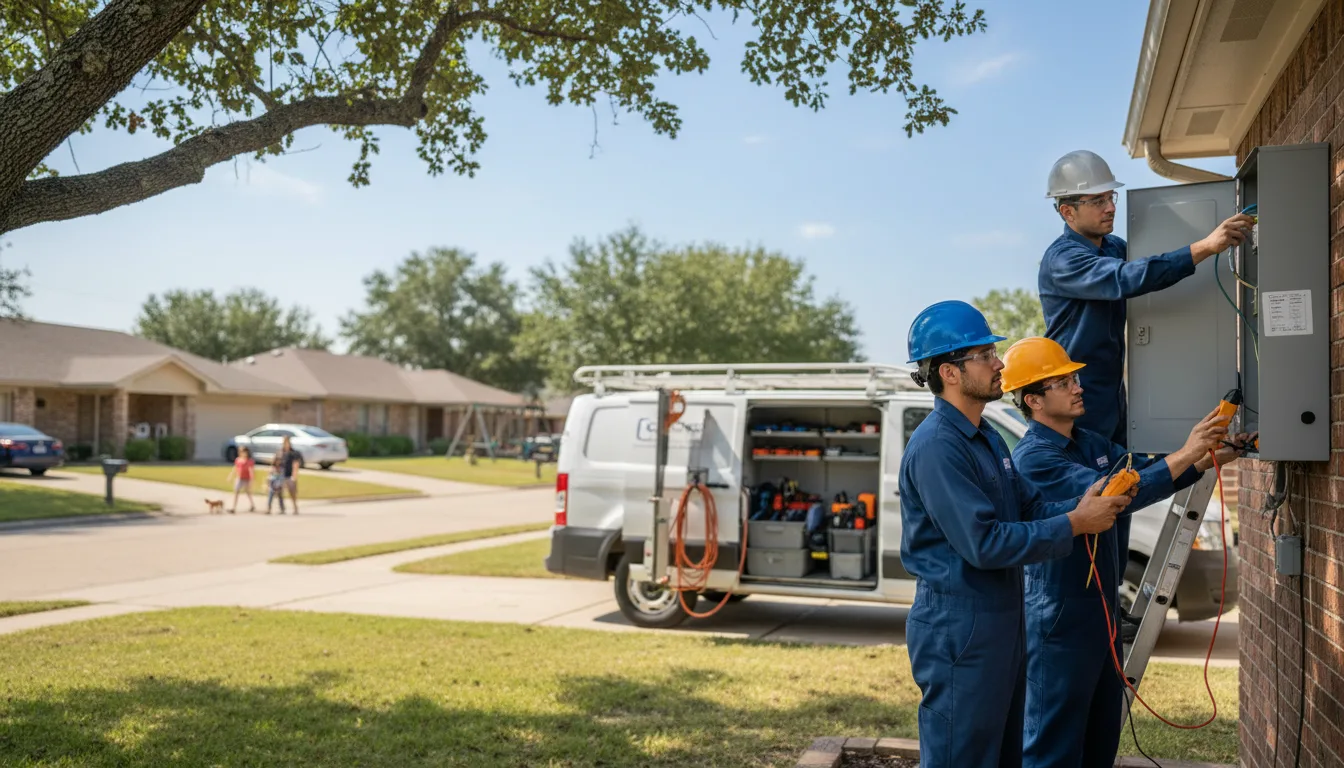 Certified electrician providing emergency electrical services in Rexville, NY